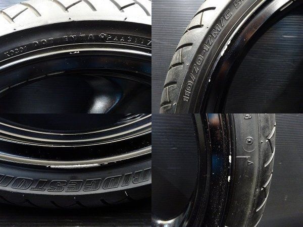 バリオス 1995年式 ZR250A 1型 フロントホイール Kawasaki BALIUS