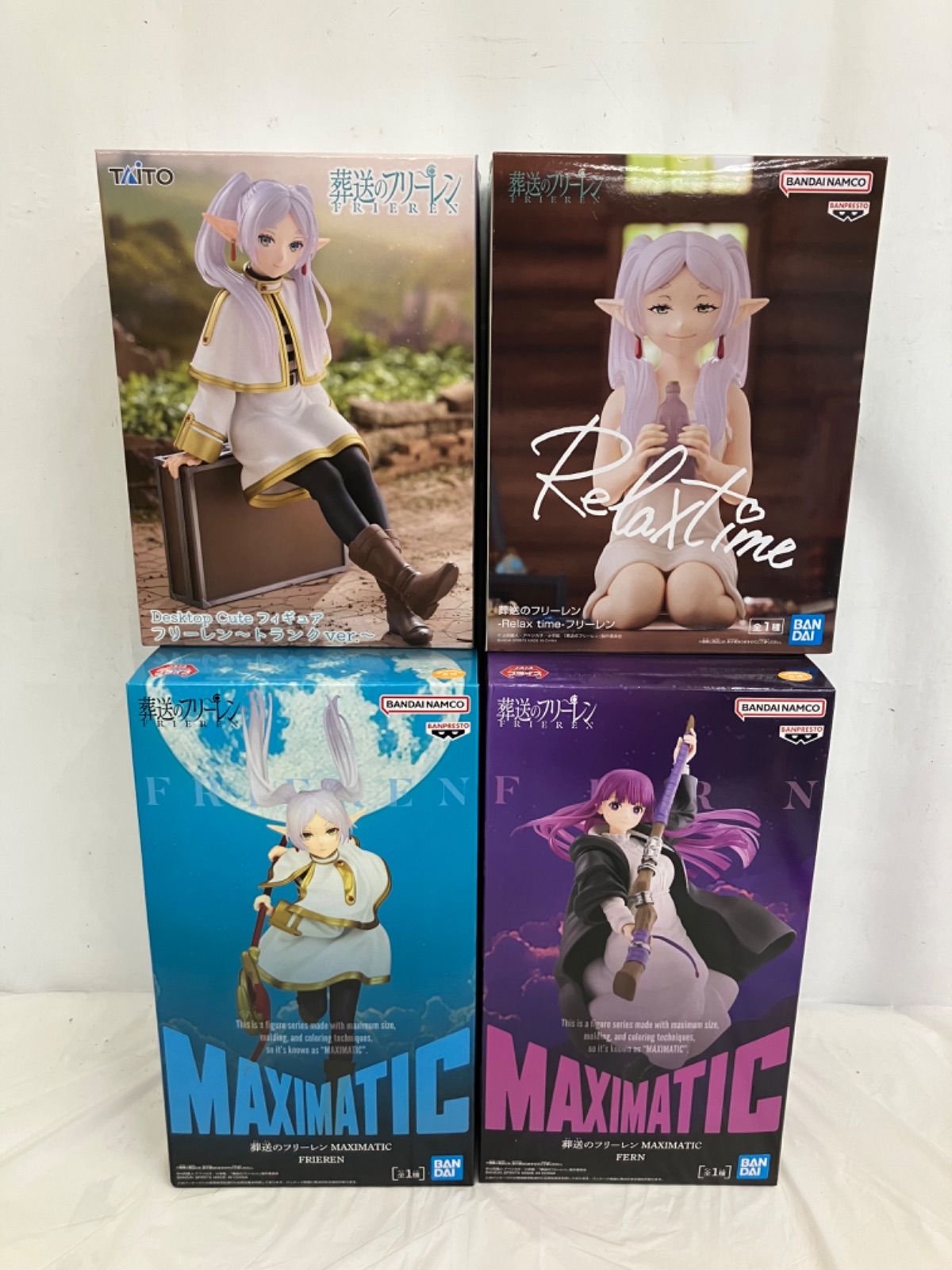 未開封 葬送のフリーレン フリーレン フェルン フィギュア 4種 LF2821