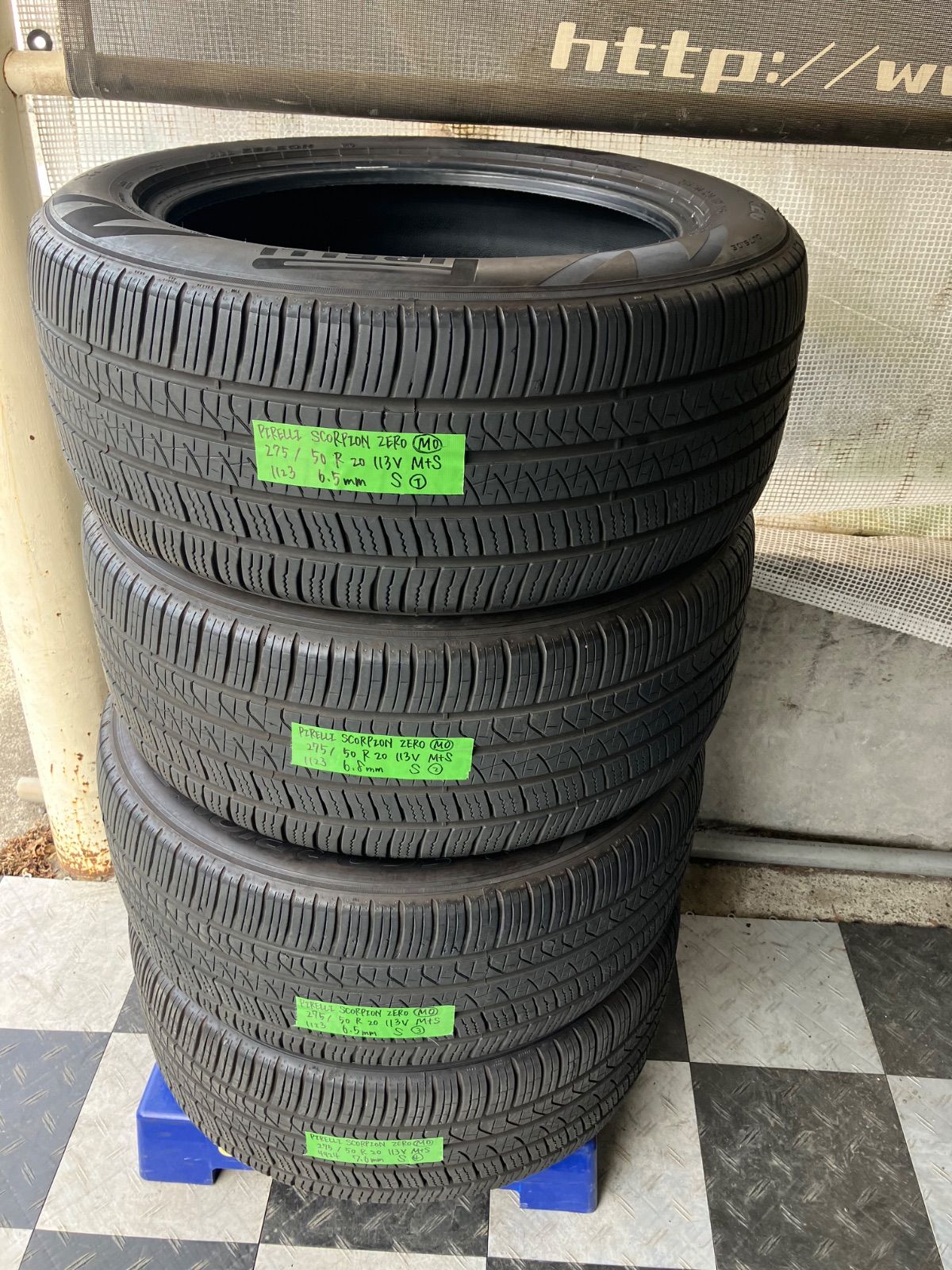 送料込み] 傷あり 275/50R20 113V M＋S 2023年製 PIRELLI SCORPION