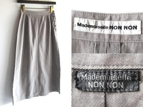 高級 Mademoiselle NON NON マドモアゼルノンノン ミニロゴワッペン