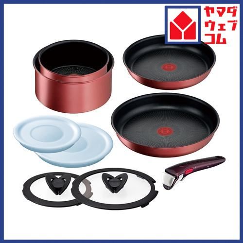 【期間限定大特価】ティファール(T-FAL) L38392 インジニオ・ネオ IHルージュ・アンリミテッド セット9【IH対応】