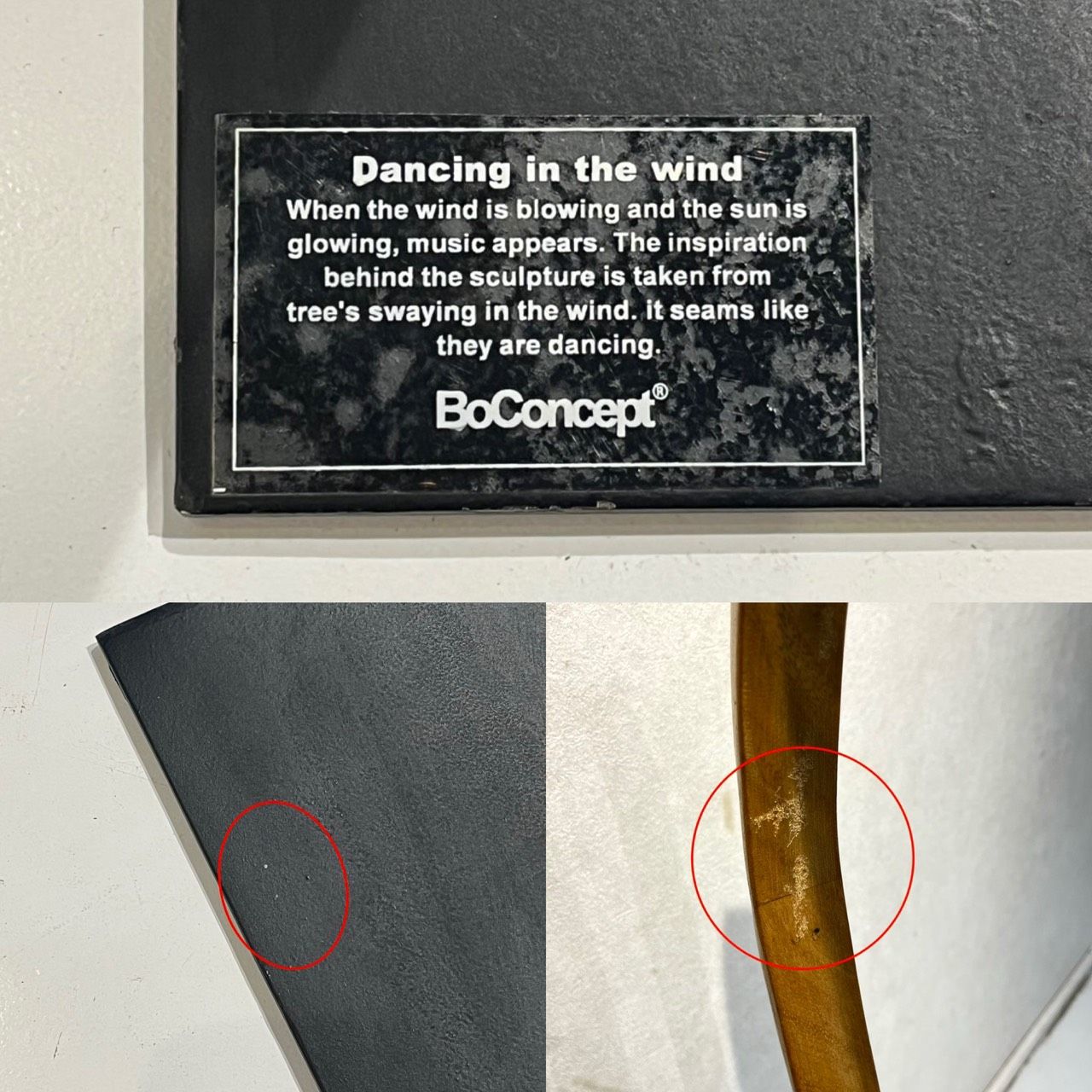 BoConcept ボーコンセプト オブジェ 彫刻 アート 木製 インテリア 雑貨