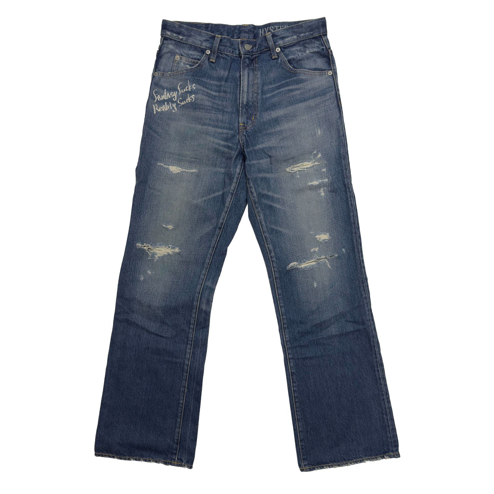 HYSTERIC GLAMOUR ヒステリックグラマー 野口強 ダメージ加工 デニム