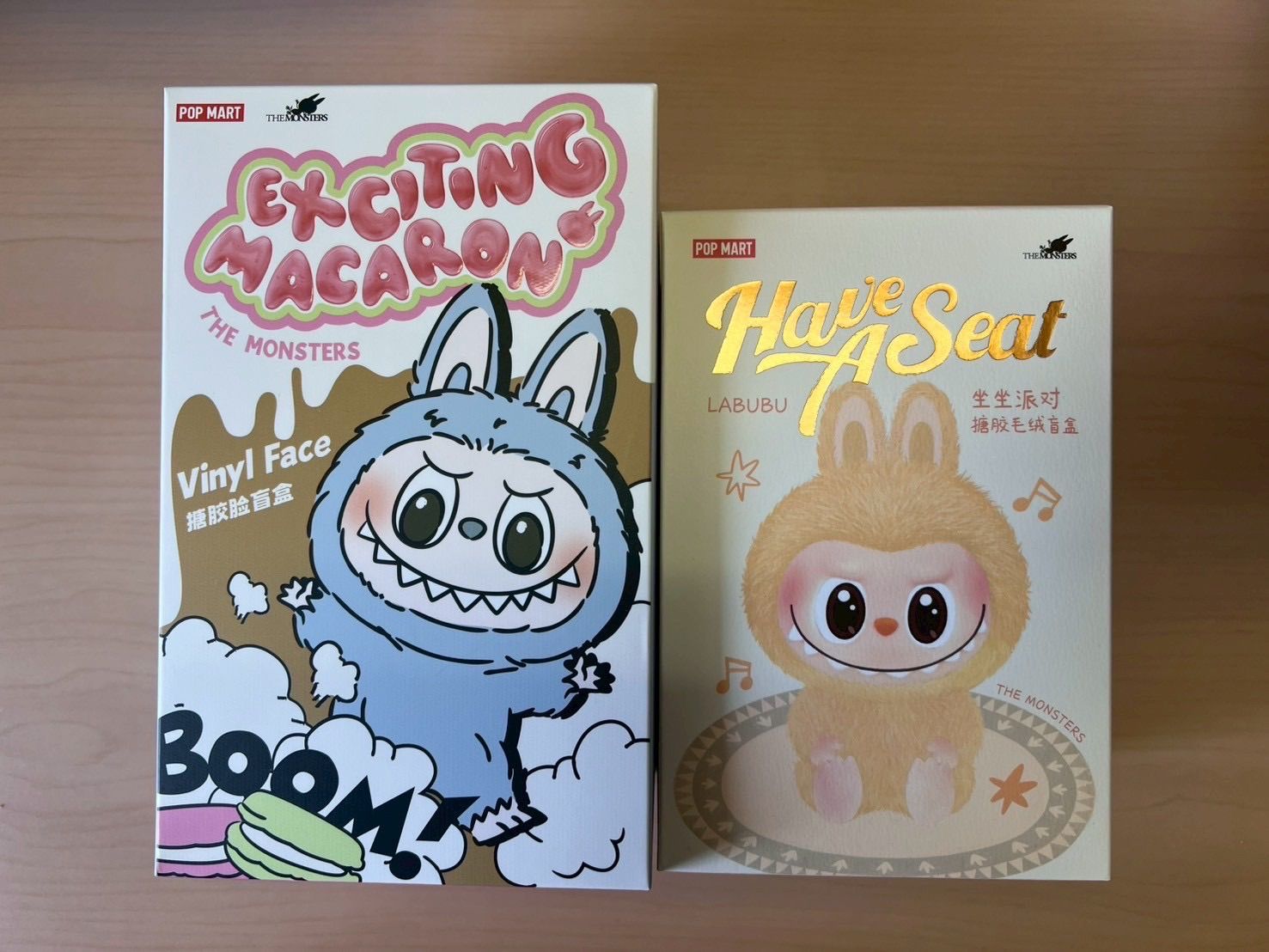 ⭐️POP MART THE MONSTERS EXCITING MACARON VINYL FACE マカロン