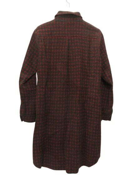 センソユニコ ルクルカ Lucruca ロングシャツ ウール 長袖 38 チェック