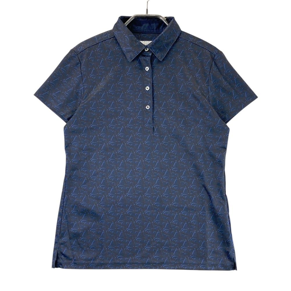 サイズ：S ST ANDREWS セントアンドリュース 半袖ポロシャツ ロゴ柄