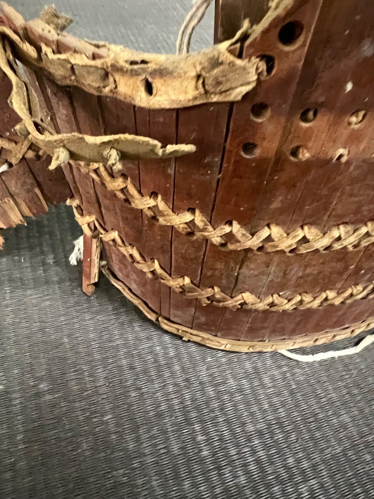 ⭐︎ 昭和 初期 レトロ 剣道 防具 銅 古道具 竹 オブジェ コレクション 