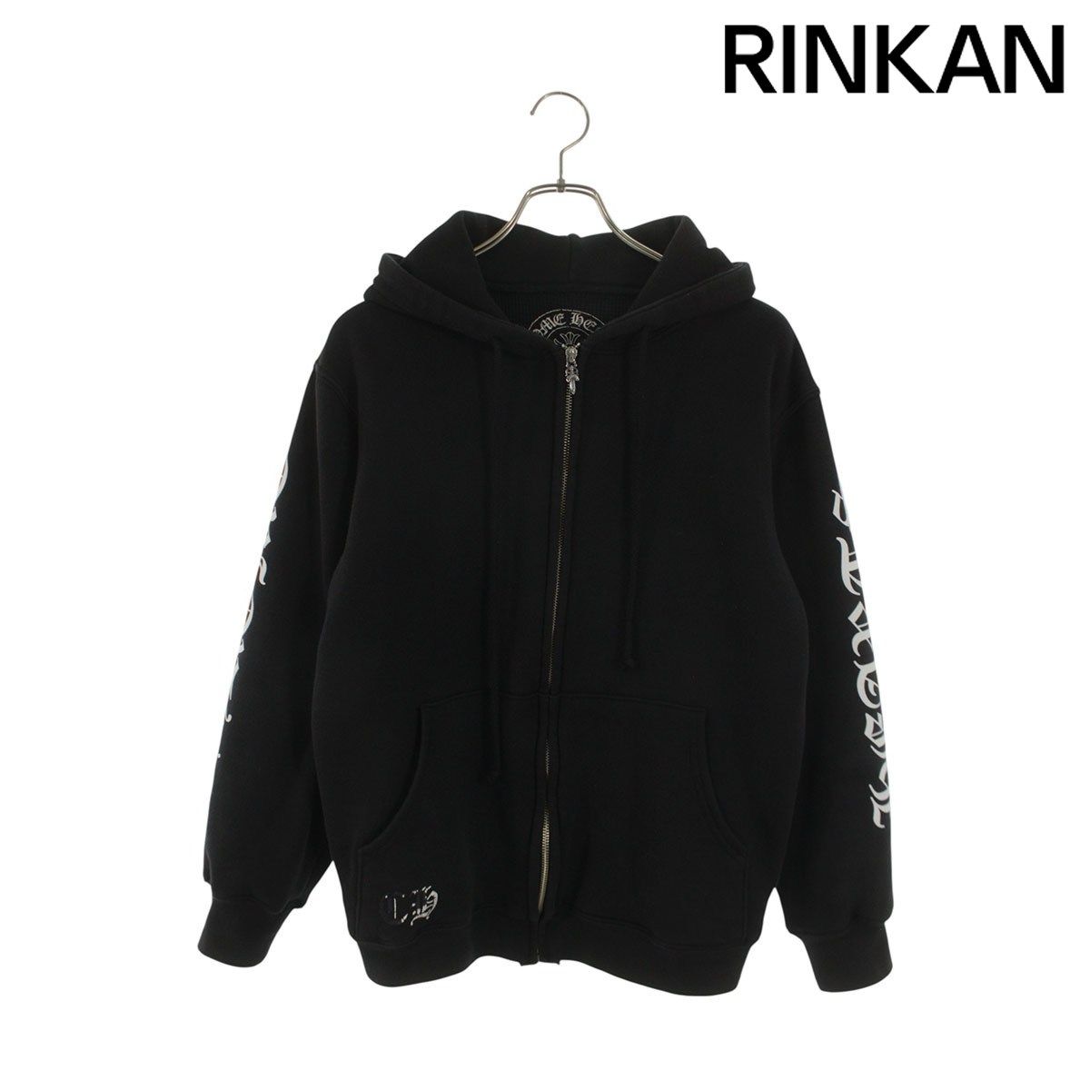 クロムハーツ SWTSHRT HD ZIP バックダガープリントジップアップ