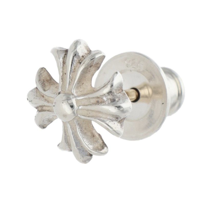 クロムハーツ No2 CH PLS/CHプラススタッド シルバーピアス メンズ