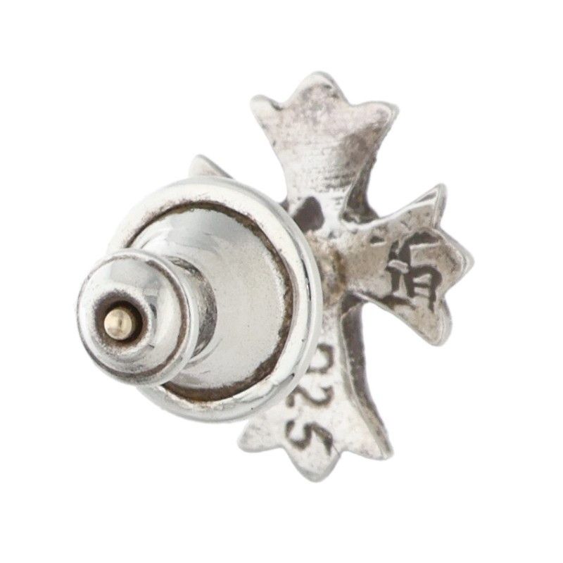 クロムハーツ No2 CH CRS/CHクロススタッド シルバーピアス メンズ