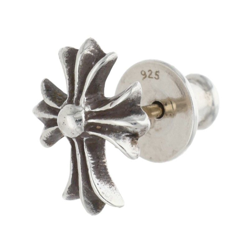 クロムハーツ No2 CH CRS/CHクロススタッド シルバーピアス メンズ