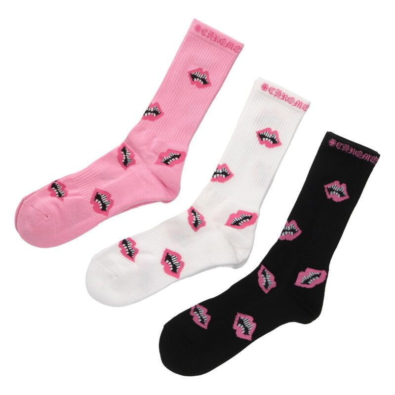 クロムハーツ SOCKS PPO CHOMPER 3PK チョンパー靴下 メンズ LARGE