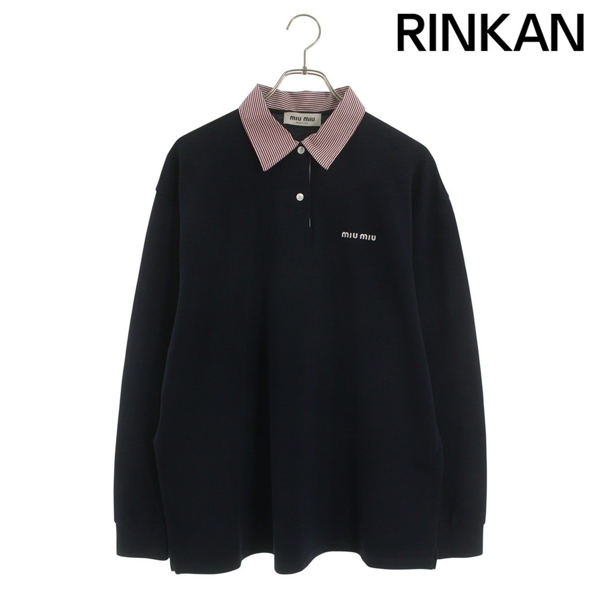 ミュウミュウ 26SS MJLA361 コットンポケポロ長袖カットソー