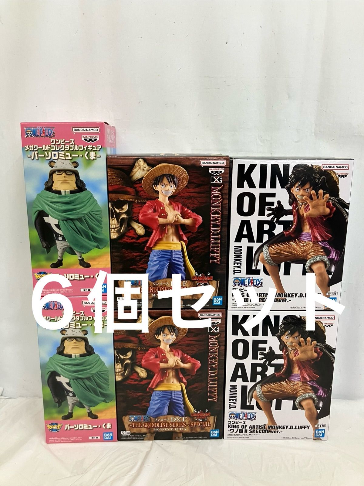 未開封 ONE PIECE ワンピース フィギュア 6個 LF2822 f099 - メルカリ