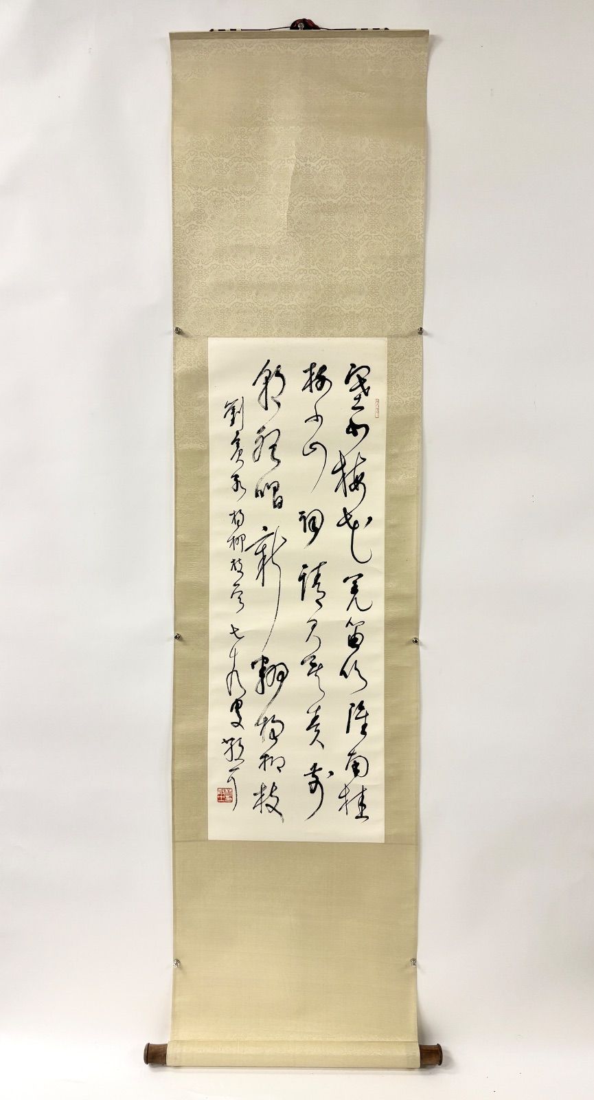 掛軸 M.143 林散之 行書 落款印あり ＃茶掛＃古美術 #骨董品 #まとめて