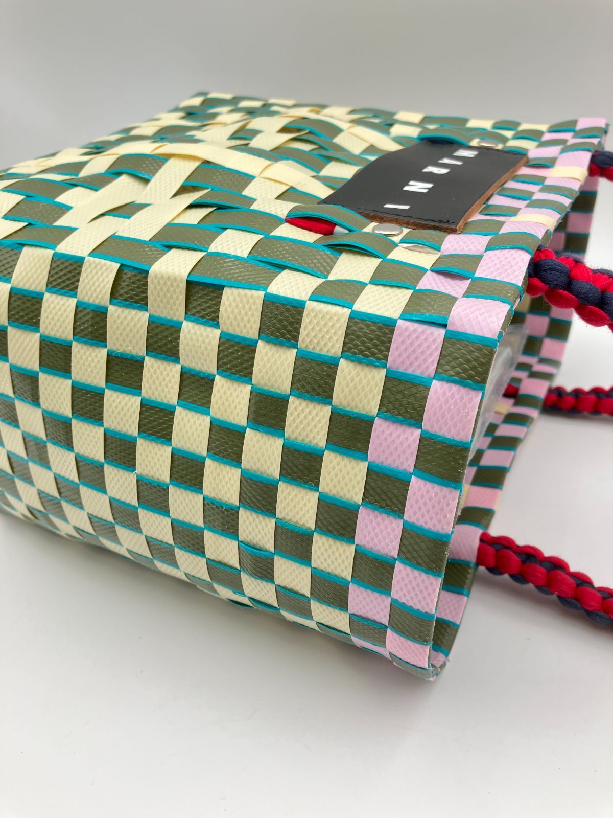 美品 marni マルニ トートバッグ フラワーマーケット ピクニック 737