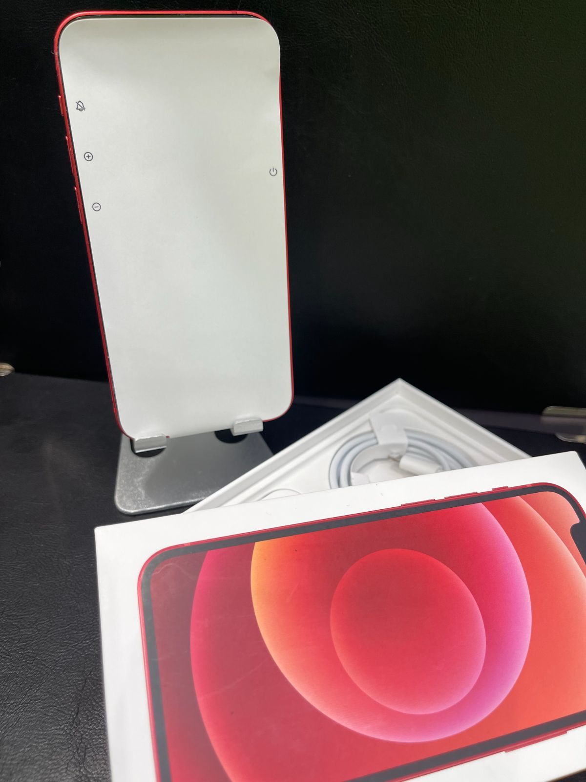 本日限定価格iPhone 12mini 256GB レッド SIMロック解除済 動作確認