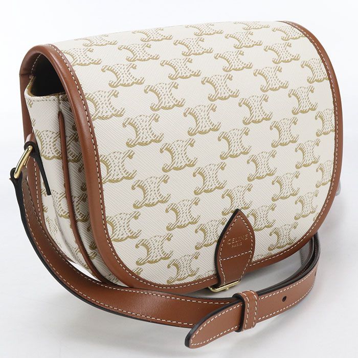 CELINE セリーヌ ミディアム フォルコ バッグ トリオンフキャンバス