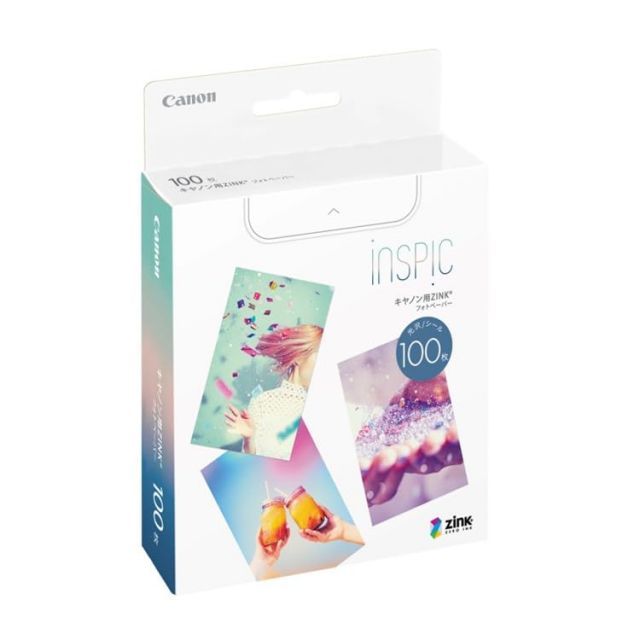 キヤノン Canon スマホプリンター用 ZINKフォトペーパー 100枚入り