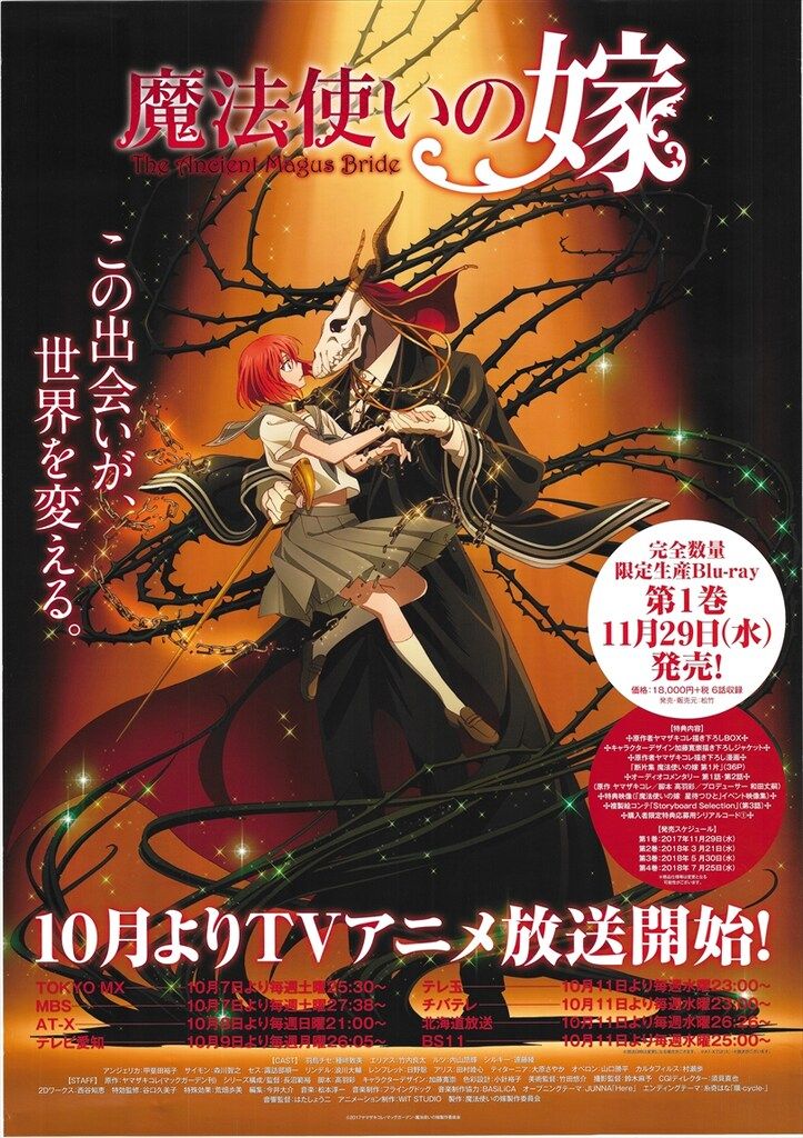 WIT STUDIO 番宣用 魔法使いの嫁(TVアニメ) B2ポスター - メルカリ