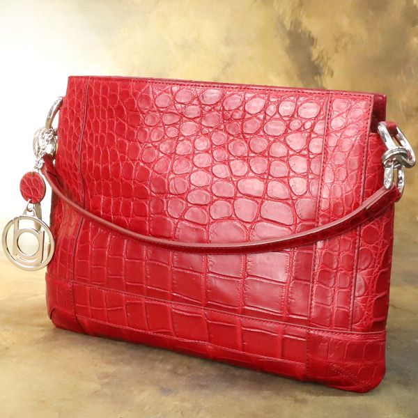 本物 極上品 ボーグラン 公式HP掲載 最新作 超ソフトクロコダイル2WAY