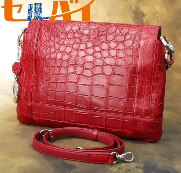 本物 極上品 ボーグラン 公式HP掲載 最新作 超ソフトクロコダイル2WAY