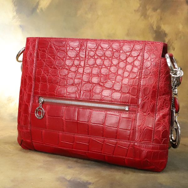 本物 極上品 ボーグラン 公式HP掲載 最新作 超ソフトクロコダイル2WAY