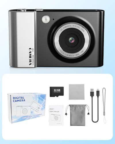 ⭕️動作品❤️4台セット★デジカメ★各メーカー揃い★今は、箱付き＋バッテリー付き デジカメ 4K 6400万画素 デジタルカメラ オートフォーカス デジカメ 4K