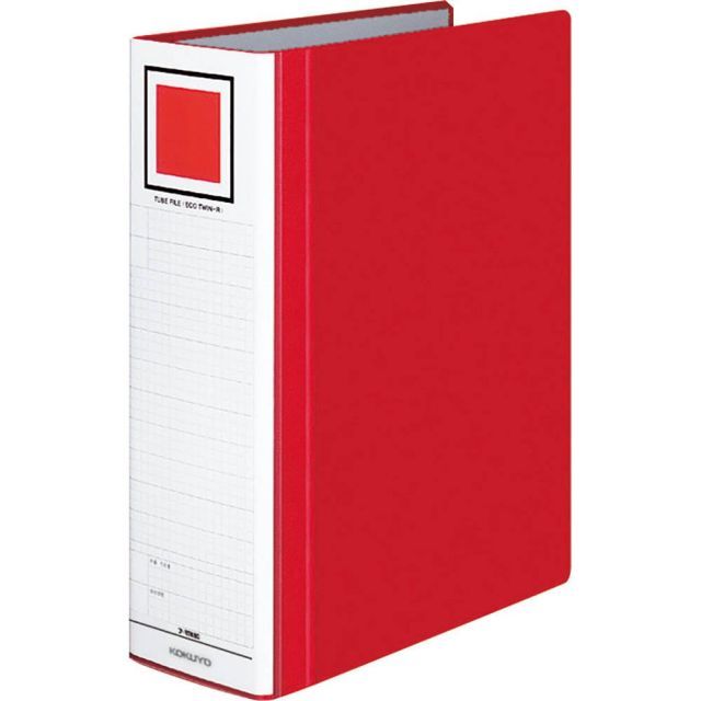 コクヨ(KOKUYO) ファイル パイプ式ファイル エコツインR(両開き) A4 2