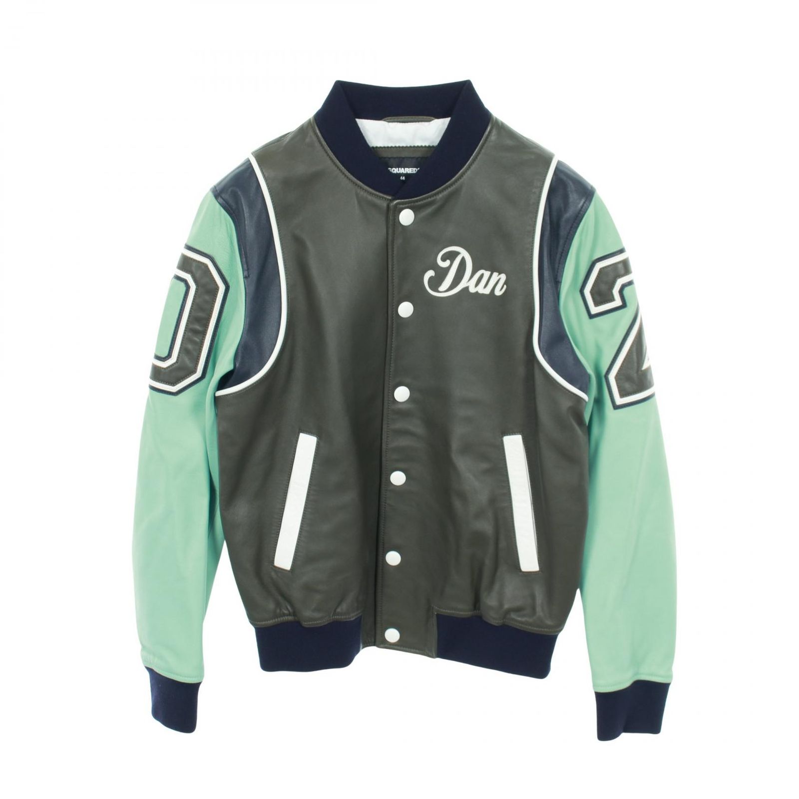 ディースクエアード DSQUARED2 スタジャン レザー ジャケット メンズ