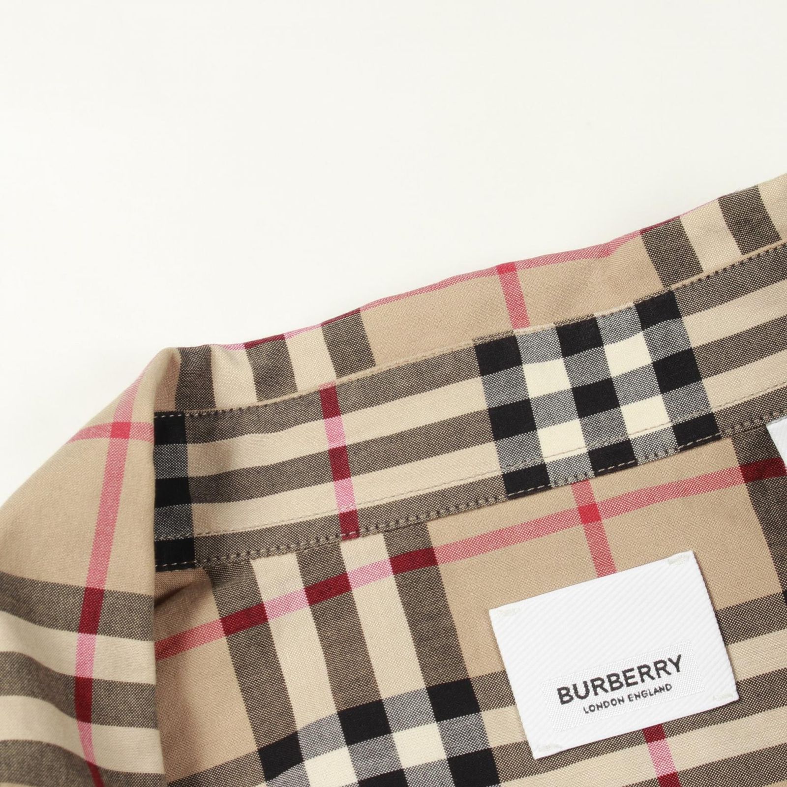 バーバリー BURBERRY ノバチェック コットン シャツ メンズ Used B