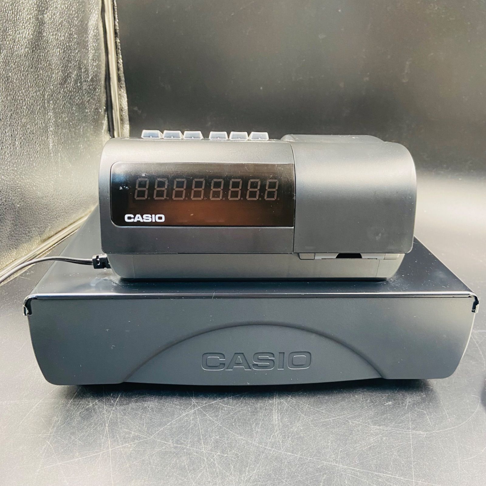 CASIO TE-400 電子レジスター インボイス ロール ケーブル 鍵 セット