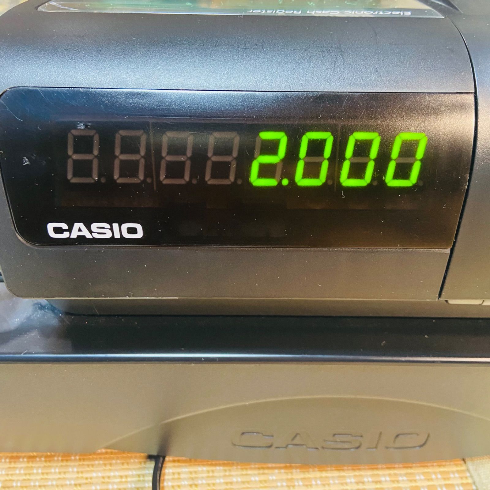 CASIO TE-400 電子レジスター インボイス ロール ケーブル 鍵 セット