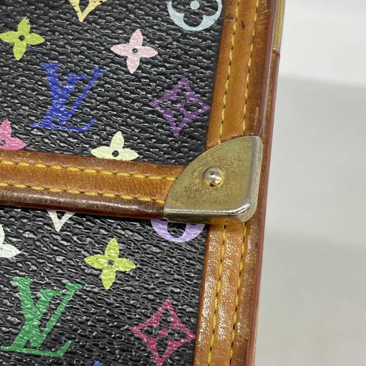 6bc4393】ルイヴィトン 三つ折り長財布 モノグラム・マルチカラー