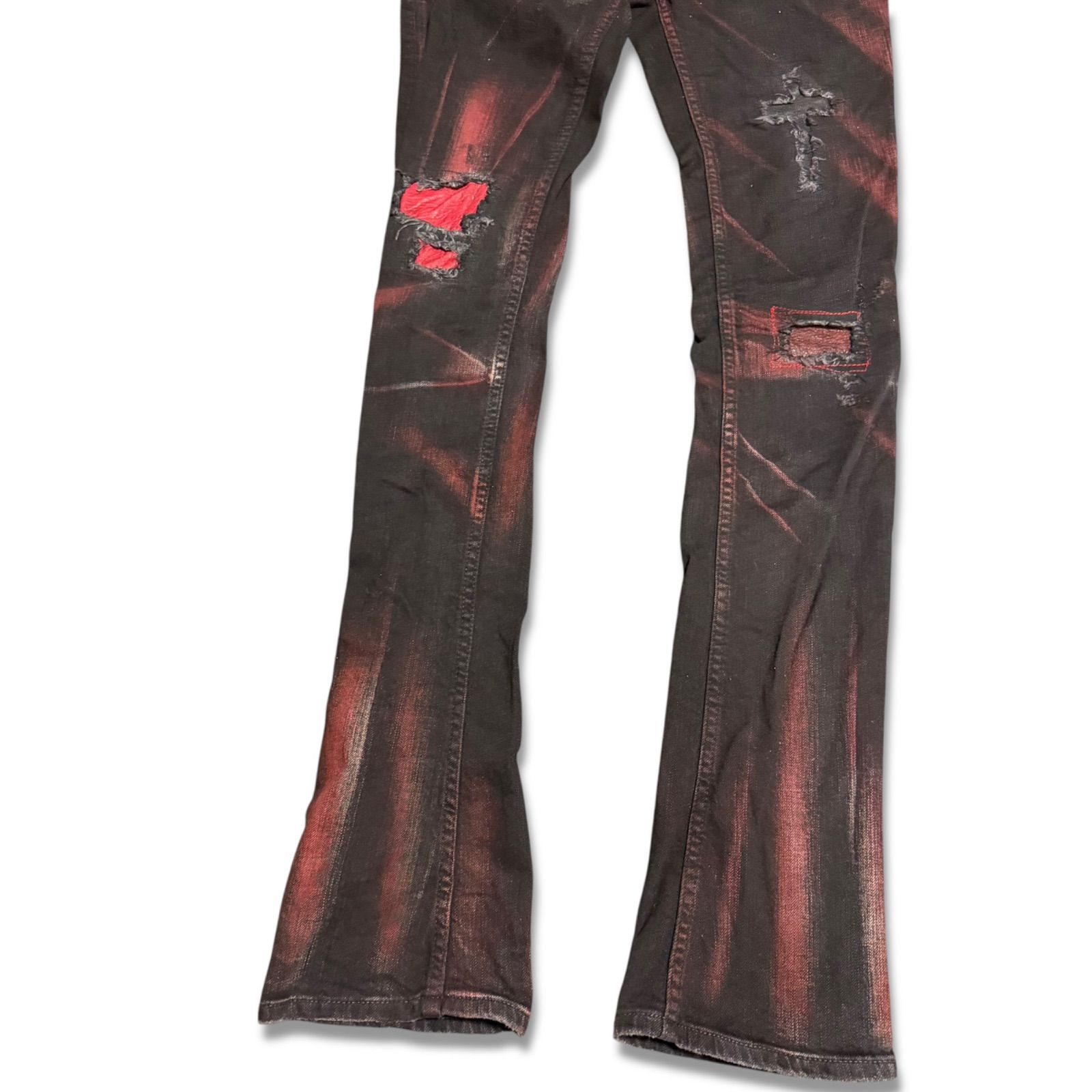 L.G.B. LGB ルグランブルー RED ARROW S-WOLF ペイント クロス加工