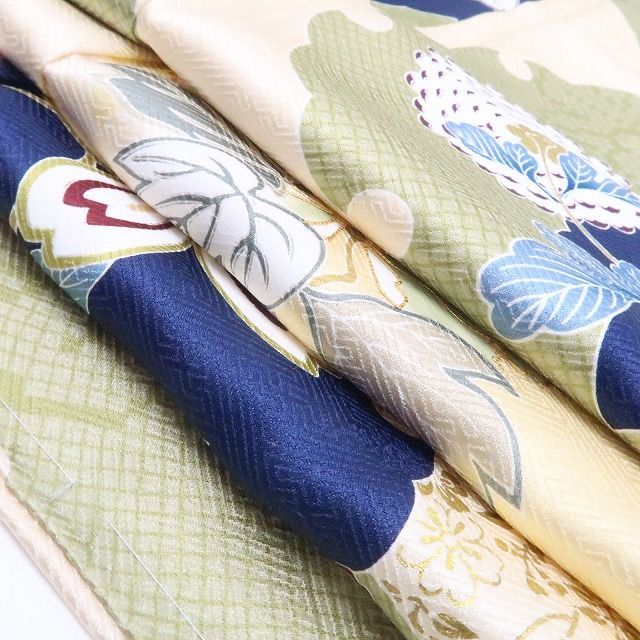 ❁tomihisa❁新品 希少トールサイズ 金駒刺繍 着物 正絹 仕付け糸付