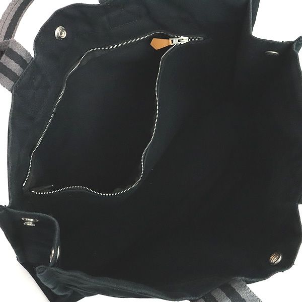 広尾店】エルメス HERMES フールトゥMM トートバッグ キャンバス 黒
