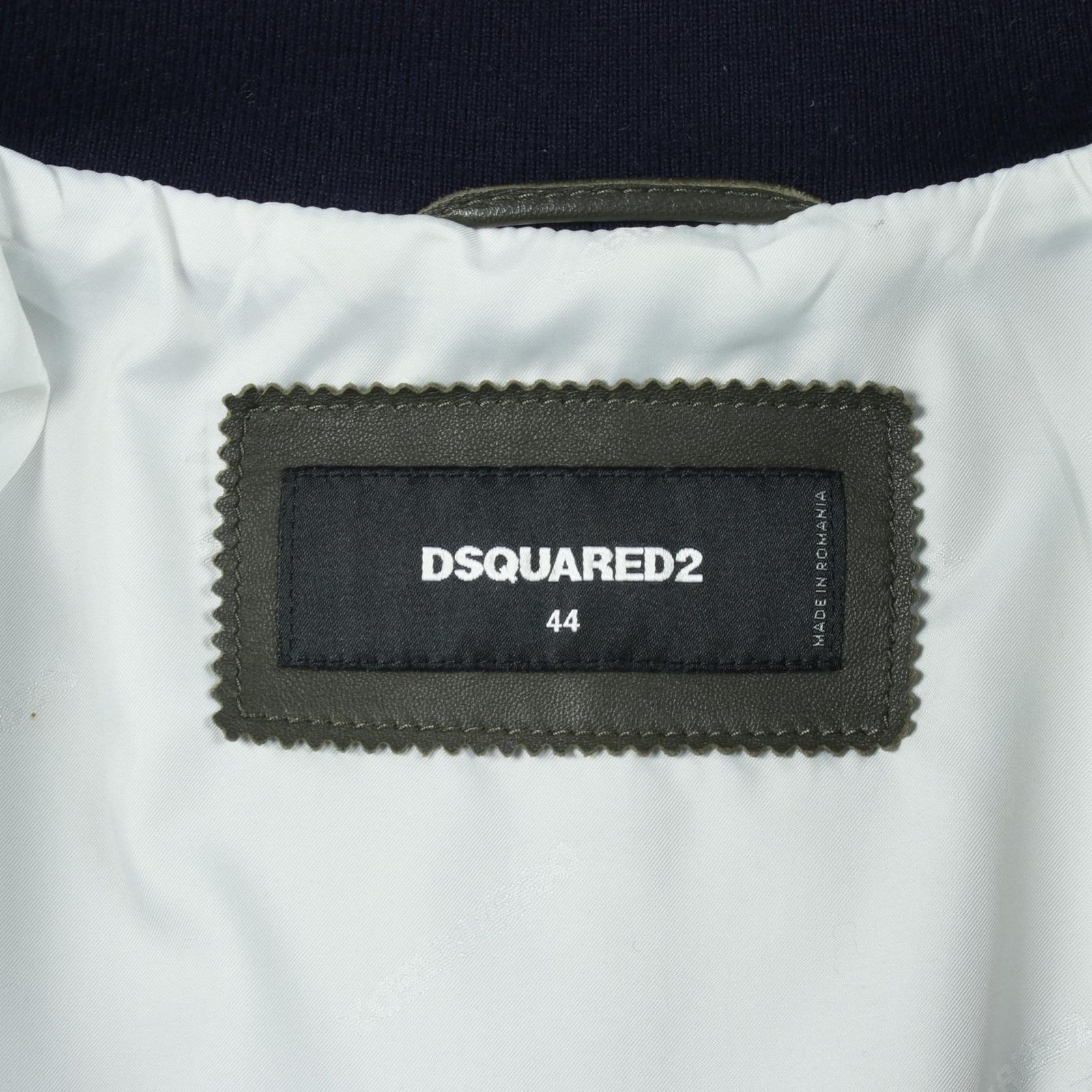 ディースクエアード DSQUARED2 スタジャン レザー ジャケット メンズ 