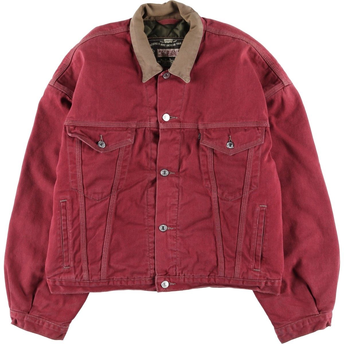 リーバイス 90年代 デニム 古着 中綿入り 71668-7733 Levis 雰囲気系 
