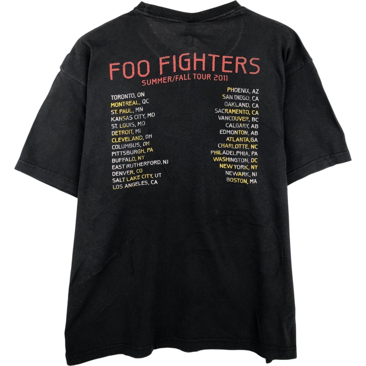 古着 タルテックス TULTEX Foo Fighters フーファイターズ バンドT