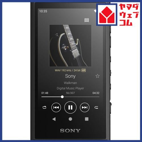 ソニー NW-A307 B ウォークマン ハイレゾ音源対応 WALKMAN A300シリーズ 64GB ブラック 37,180円