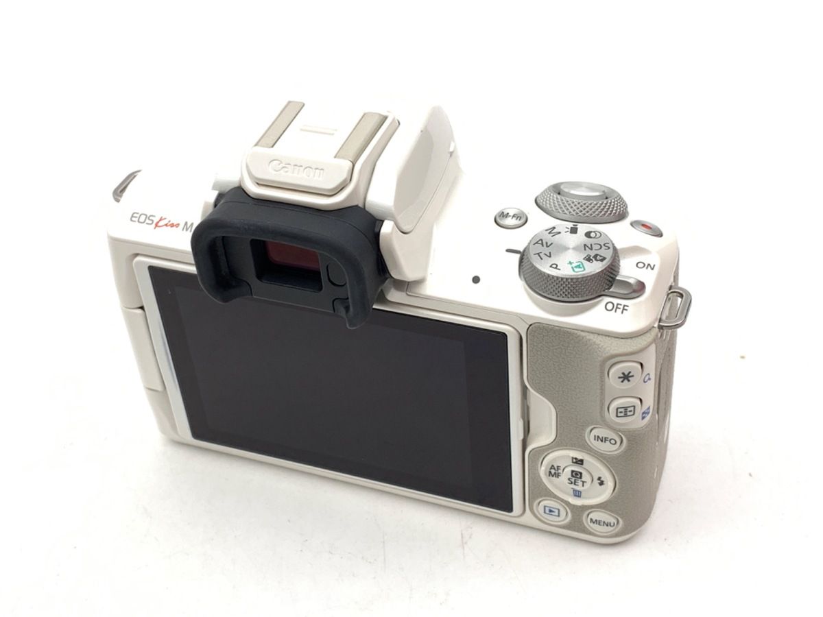 中古】 【良品】 キヤノン EOS Kiss M ボディ ホワイト - メルカリ