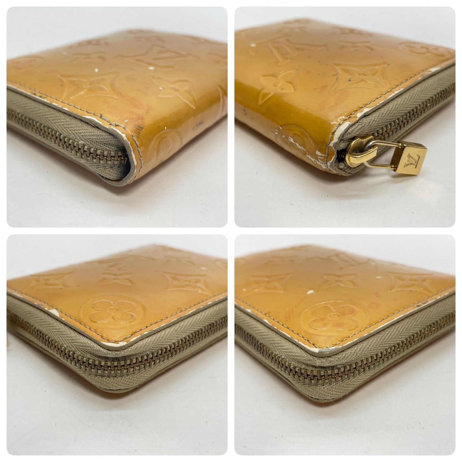 3519 LOUIS VUITTON ルイヴィトン ヴェルニ 折り財布 コンパクト