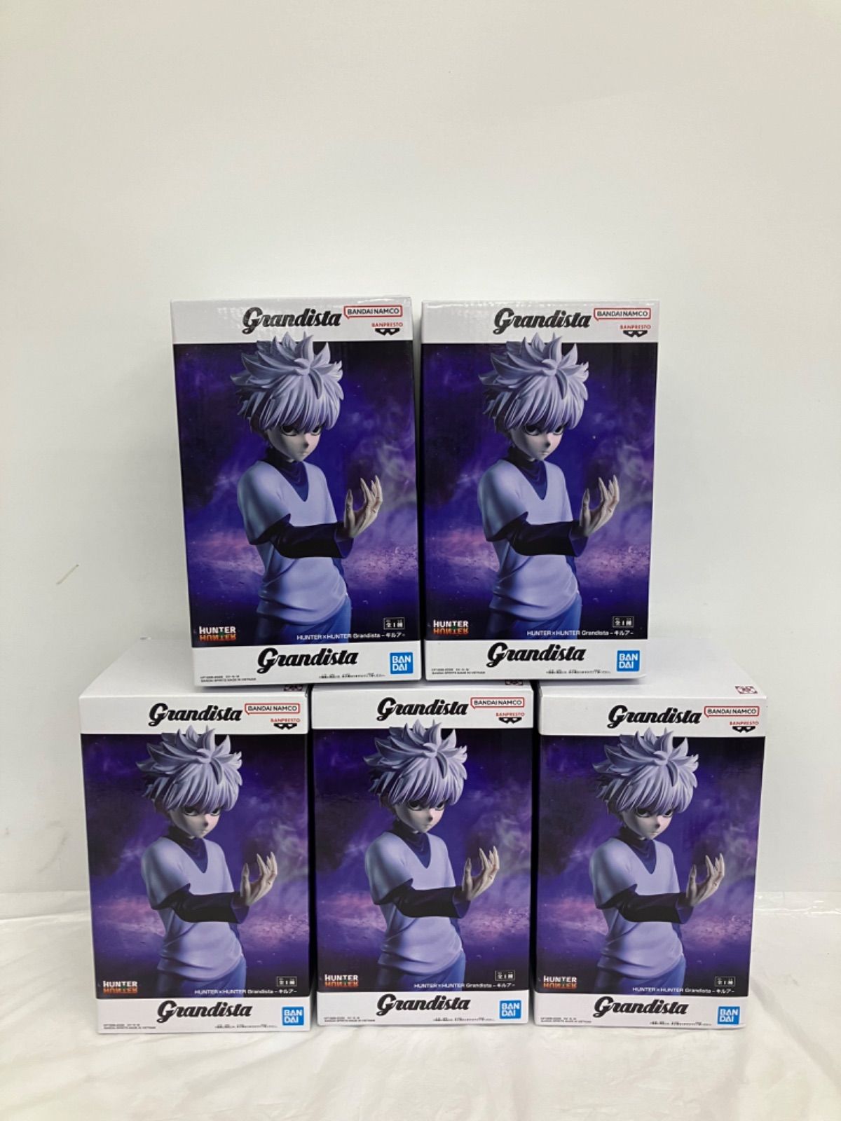 未開封 HUNTER HUNTER Grandista キルア フィギュア 5個セット LF2860