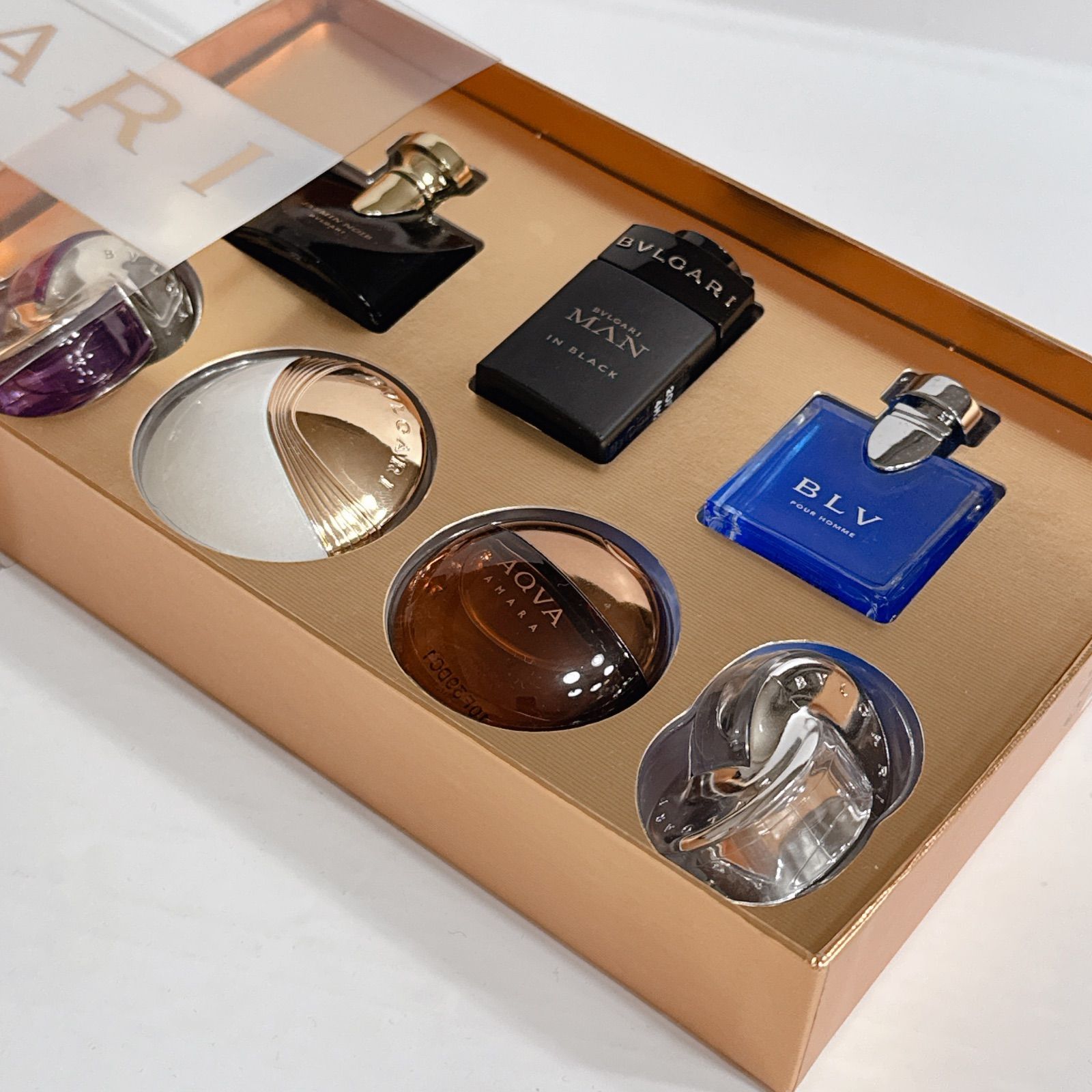 未使用 BVLGARI ブルガリ ミニ香水 7点セット - メルカリ