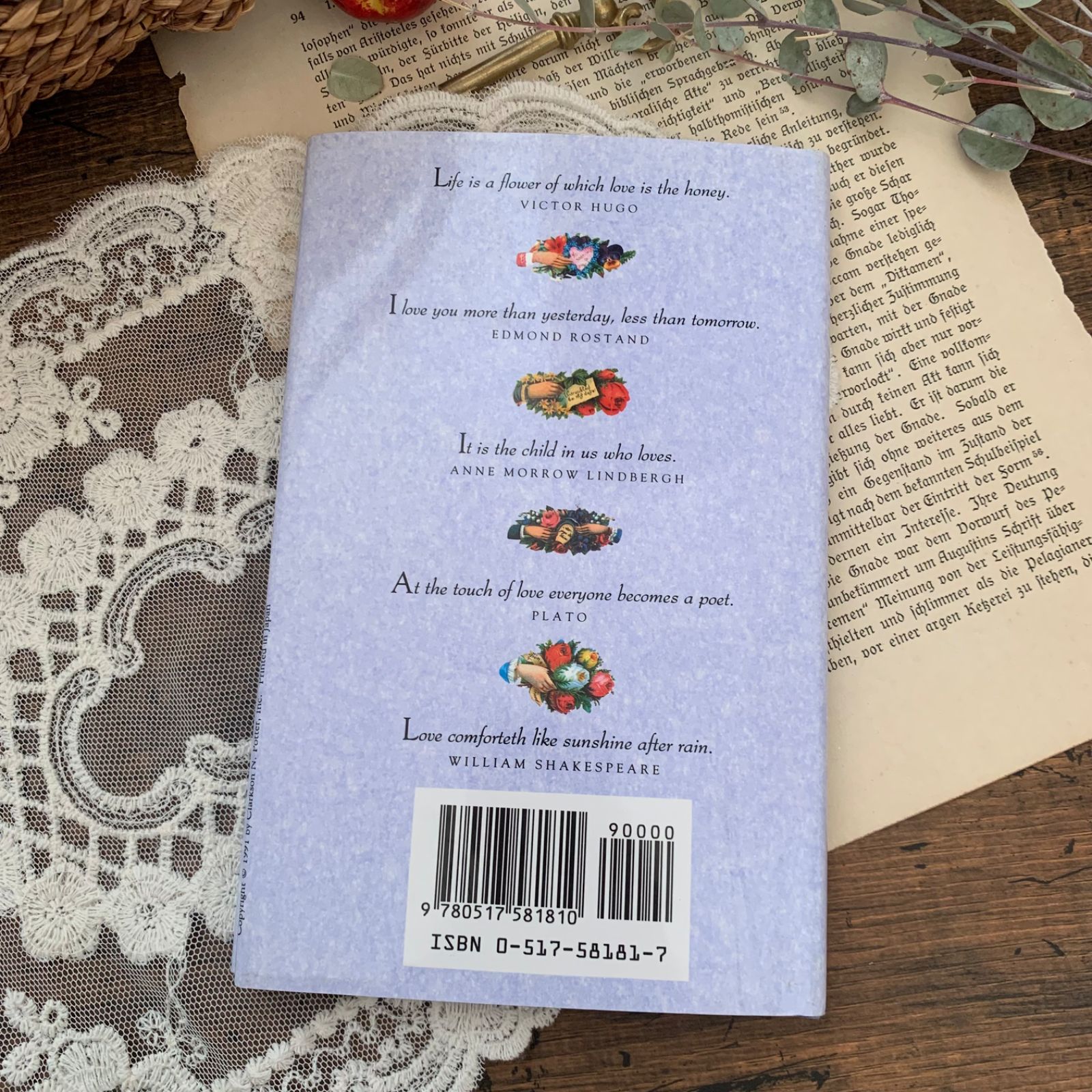 ヴィンテージ 洋書 絵本 1991年 『Cheerful Heart 』詩と名言集