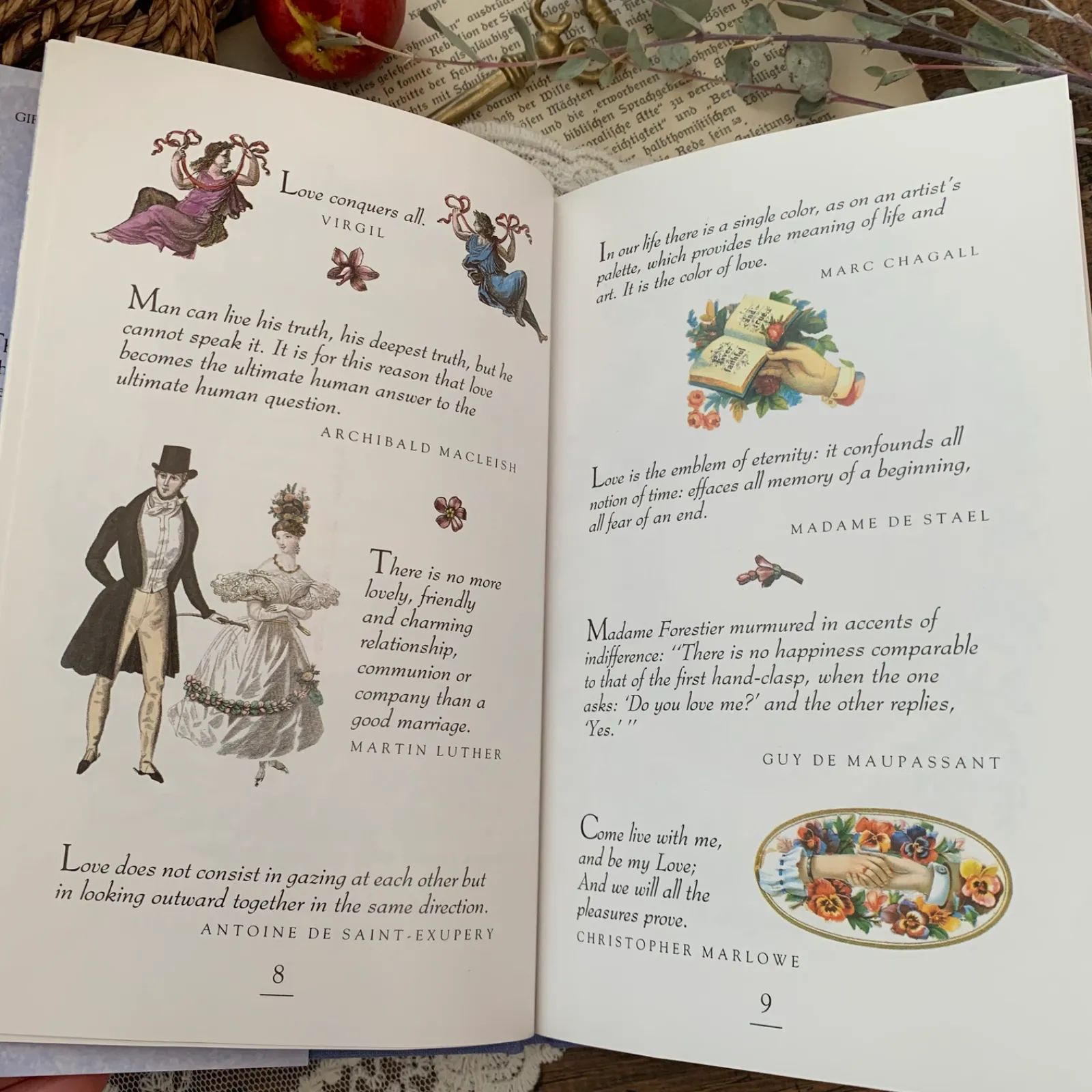 ヴィンテージ 洋書 絵本 1991年 『Cheerful Heart 』詩と名言集