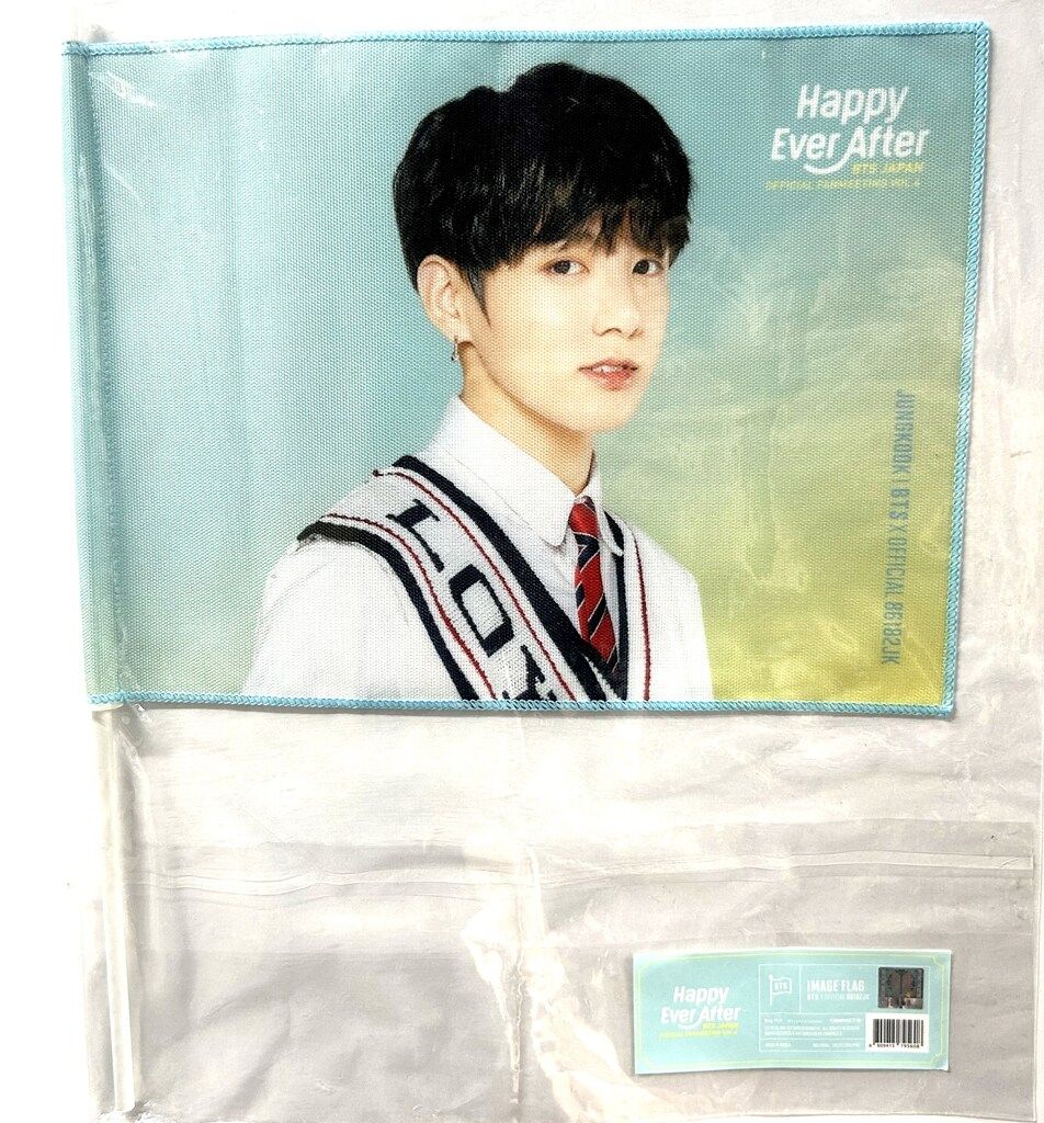 BTS 2018 Happy Ever After FANMEETING VOL.4 JUNG KOOK IMAGE FLAG