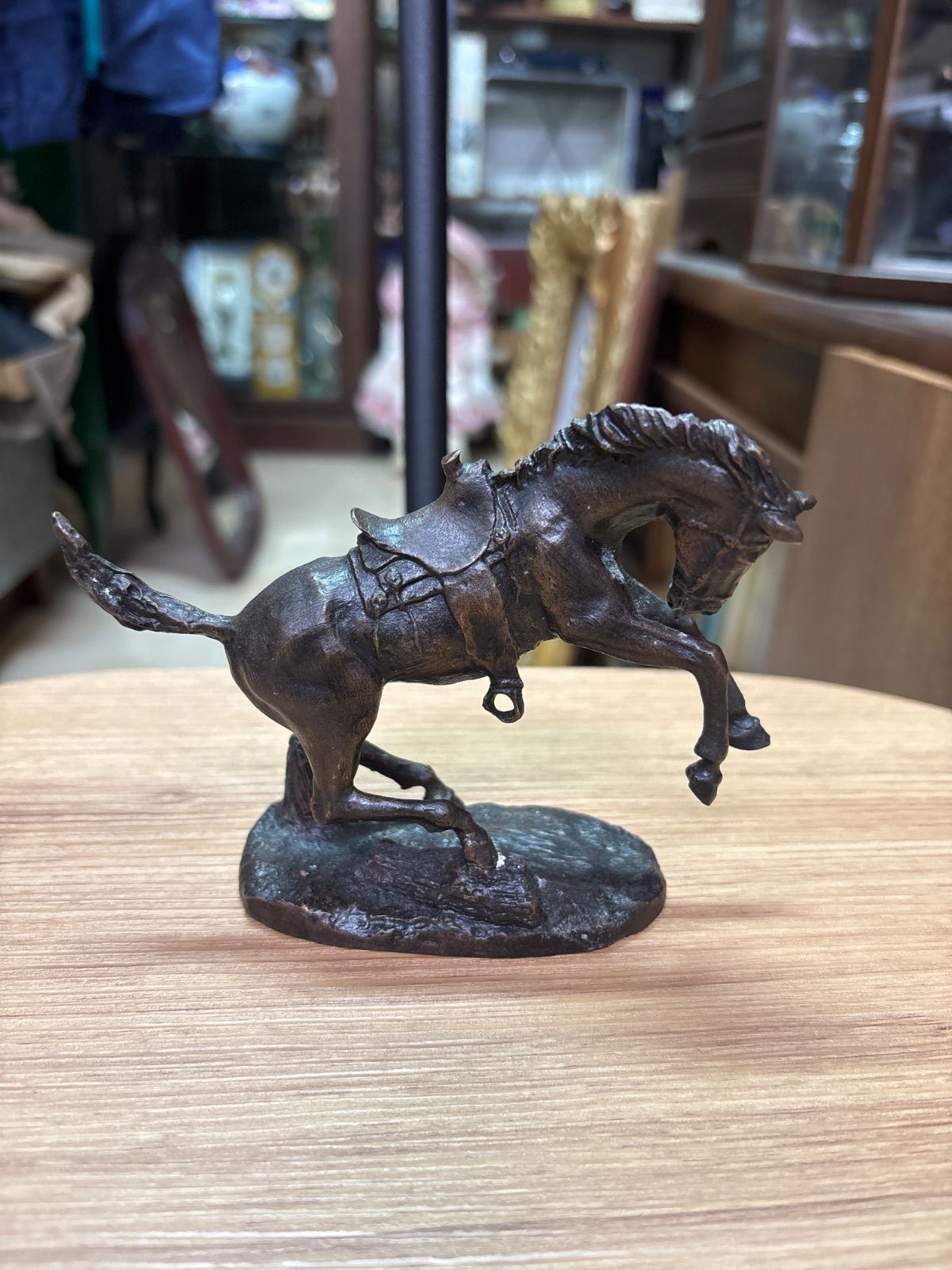 馬の置物 フランクリン ミント製馬の像 - メルカリ