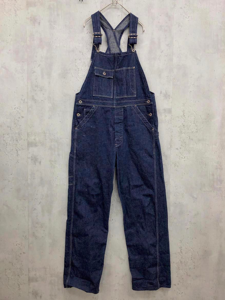 orslow オアスロウ 日本製 デニム サロペット オーバーオール sizeS/青